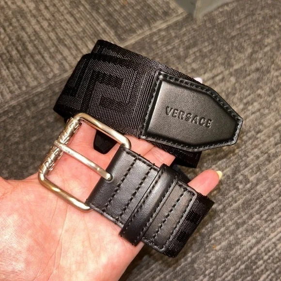 COPY - VERSACE Greta Ribbon Cloth Belt - Picture 5 of 10